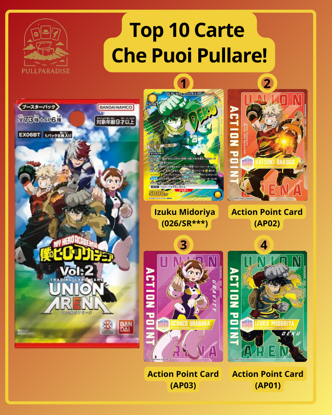 Union Arena - My Hero Academia Vol.2 Booster Box JAP