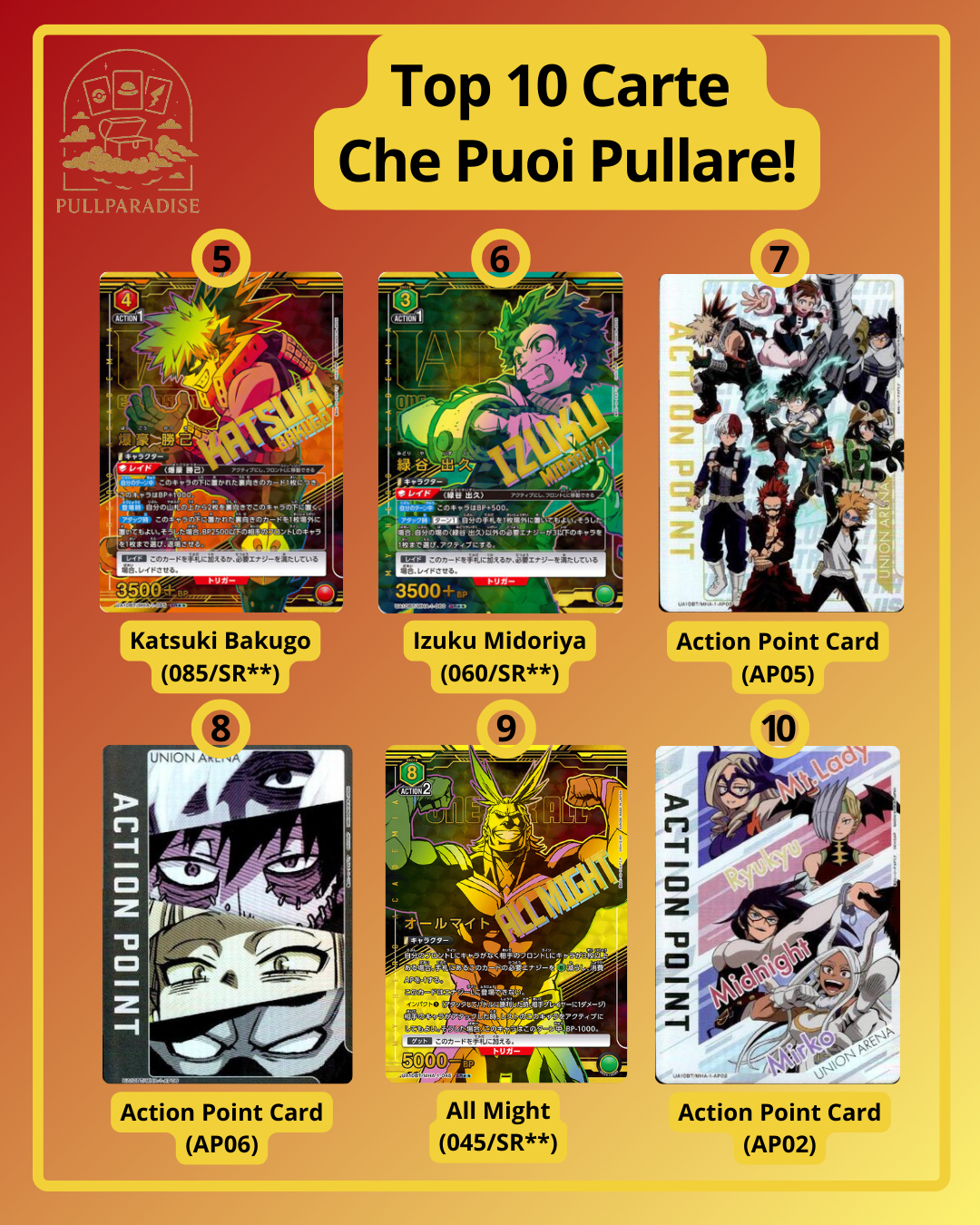 Union Arena - My Hero Academia Vol.1 Booster Box JAP