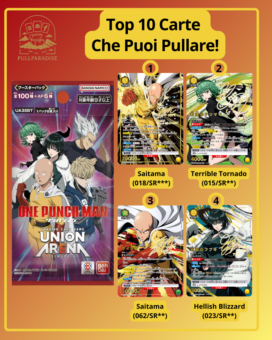 Union Arena - One Punch Man Booster Box JAP