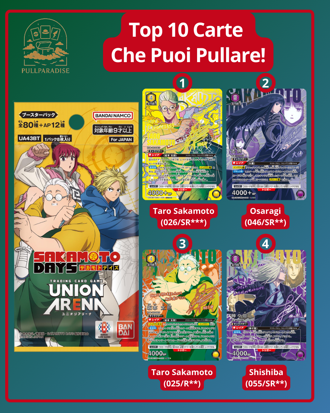 Union Arena - Sakamoto Days Booster Box JAP